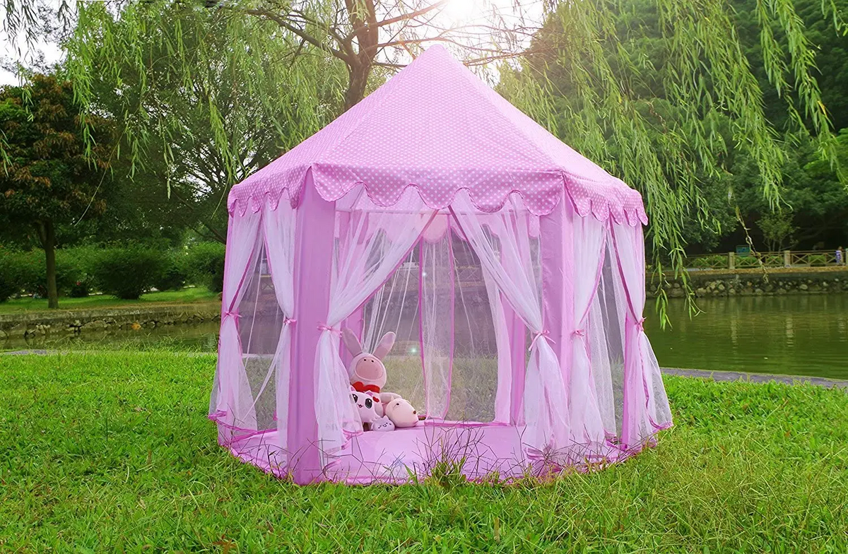 Princess Castle Play Tent for Kids – Magical Indoor & Outdoor Playhouse for Girls