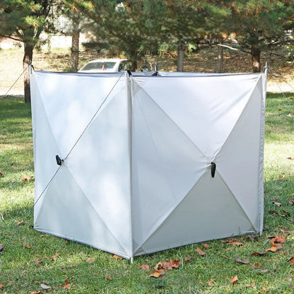Folding Camping Windshield – 4.8M Durable Windproof Shield Wall for Sunshade, Tent Awning, and Large Outdoor Camping Protection