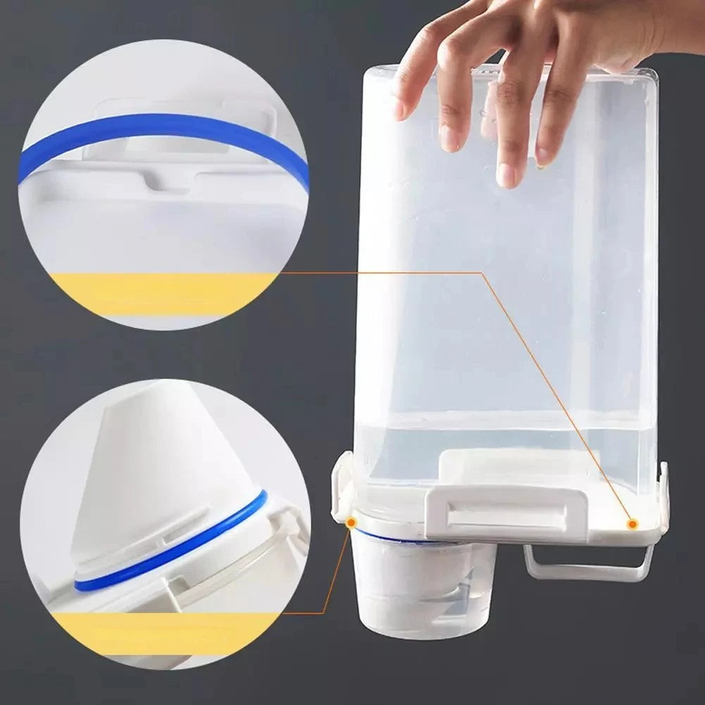 Airtight Food Storage Containers Set of 4 – Leakproof, BPA-Free Plastic Containers for Fresh Pantry and Kitchen Organization