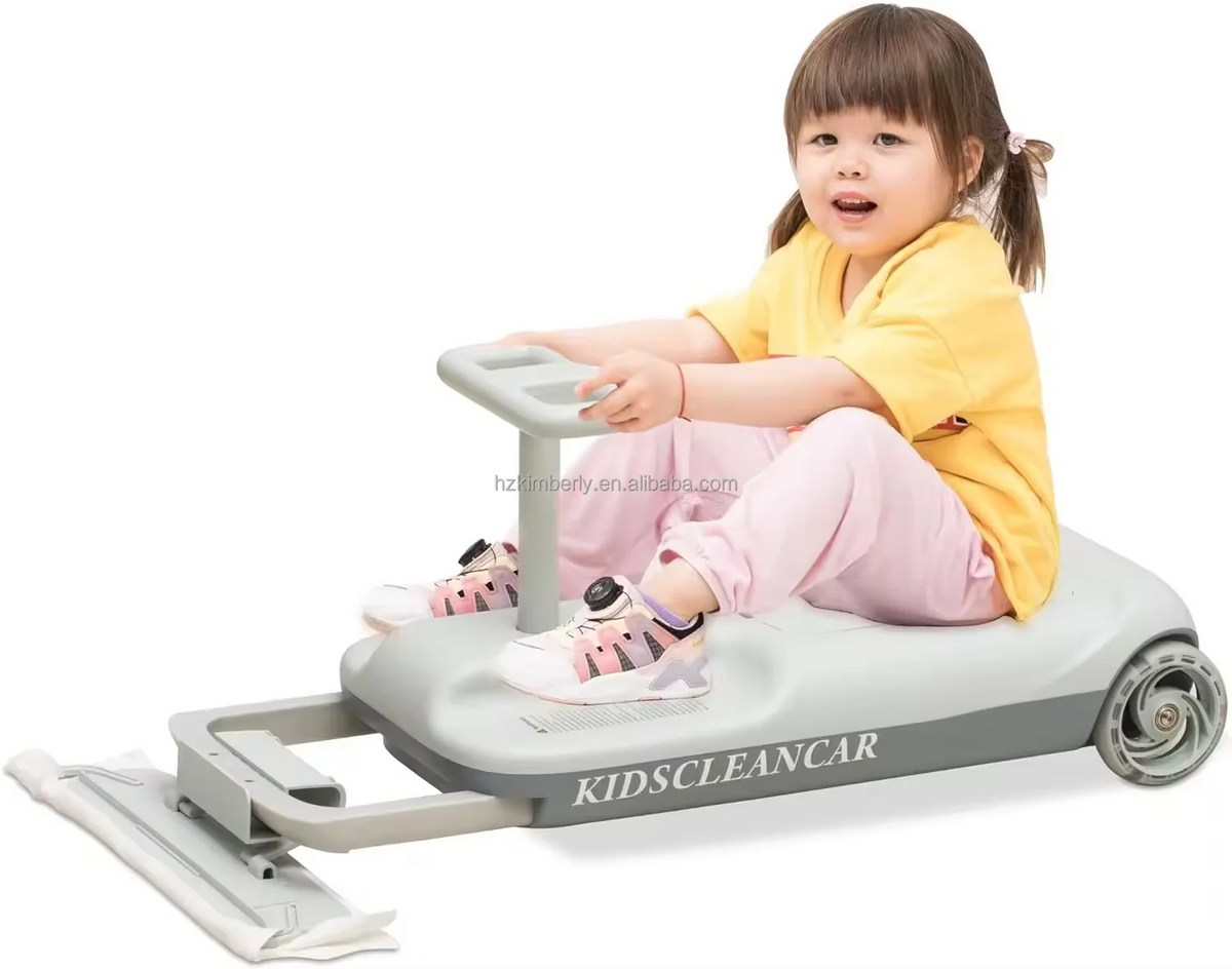 Self-Balancing Electric Scooter with Hoverboard Seat – LED-Lit Anti-Tip Ride-On for Kids & Adults, Parent-Child Kart Fun Anywhere