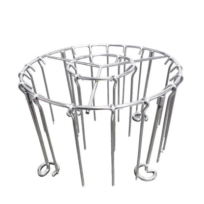 Stainless Steel Vertical Skewer Grill Rack – Air Fryer Rotisserie Stand with 23 Skewers for 3.2QT–5.5QT Air Fryers