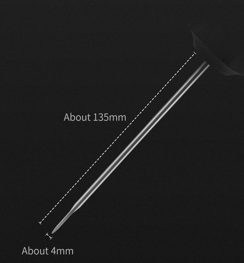 Instant Digital Thermometer – Food & Coffee Temperature Probe for BBQ, Kitchen, Barista, and Outdoor Cooking Perfection