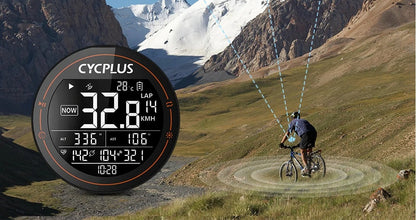 M2 GPS Bike Computer – Waterproof Wireless Cycling Speedometer with ANT+ and Bluetooth for Real-Time Performance Tracking and Navigation