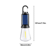 Solar Rechargeable Hooked Camping Light