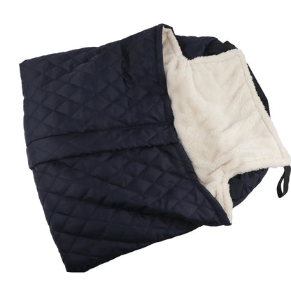 Warm Wheelchair Blanket – Thickened Waterproof Double-Layered Oxford Cloth Cover for Elderly & Sick in Autumn/Winter