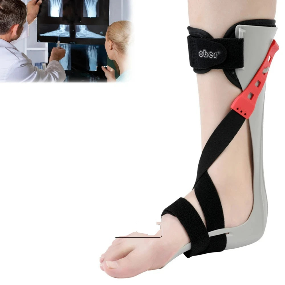 Adjustable AFO Foot Drop Brace – Ankle Orthosis Splint for Walking, Stroke Recovery & Sleeping Foot Support with Shoes