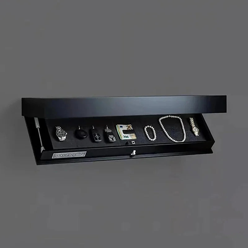 Modern Minimalist Wall-Mounted Wine Rack with Hidden Storage – Sleek Secret Compartment Shelf for Smart, Stylish Living