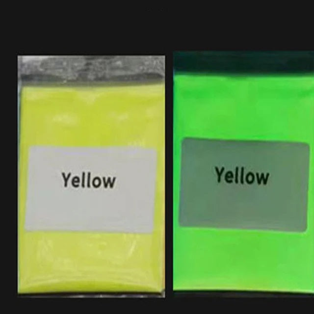 Long-Lasting Luminous Nail Dust - 50G Glow Phosphor Glitter for Nail & Resin Art