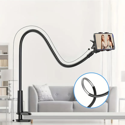 Rotating Universal Phone Stand – 360° Desktop Smartphone Holder for Lazy Viewing in Bed, Ideal Gift for Tech-Lovers and Everyday Use