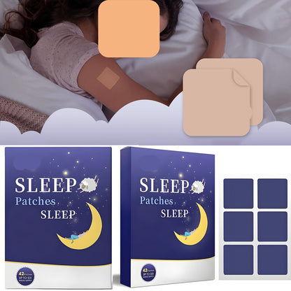 Natural Sleep Patches for Adults – 84 Count Long-Lasting Relief Promotes Deep Restful Sleep, Relaxation, and Nighttime Comfort Without Pills