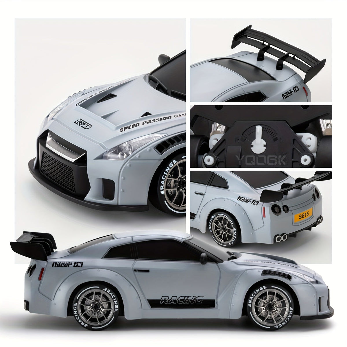 Drift King 4WD RC Car – High-Speed 2.4G Remote Control Half Proportional Throttle Car Toy for Winter Fun, Off-Road Racing & Drift Adventures