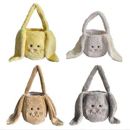 Easter Hunting Bunny Basket for Kids – Feather-Free, Electric-Free Fun Easter Decoration and Treat Holder for Kids’ Springtime Celebrations and Playtime
