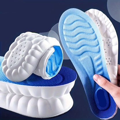 Sport Insoles – 4D Soft, Supportive, and Shock-Absorbing for Running, Walking, and All-Day Comfort