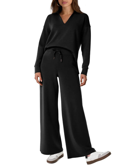 Constituent Women's 2 Piece Sets Outfits Casual Long Sleeve Sweatsuits Sets (Same as in the video)