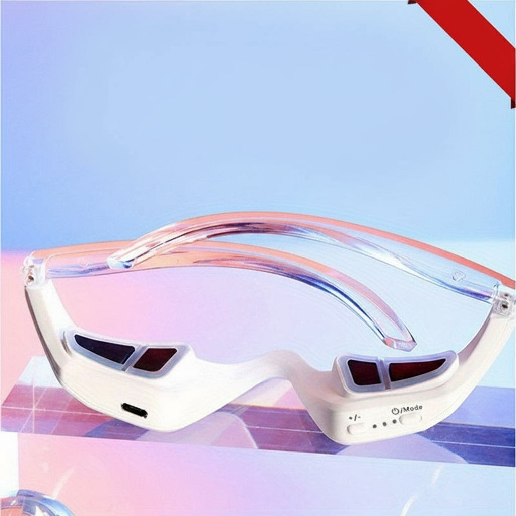 Multi-Functional USB Rechargeable Eye Massager – 3D Eye Care Device with Adjustable Heat & Vibration, Relaxing Personal Gift for Valentine’s Day