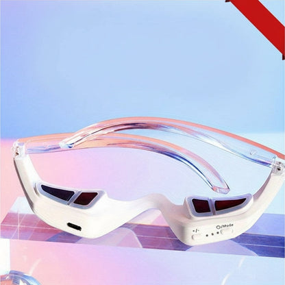 Multi-Functional USB Rechargeable Eye Massager – 3D Eye Care Device with Adjustable Heat & Vibration, Relaxing Personal Gift for Valentine’s Day