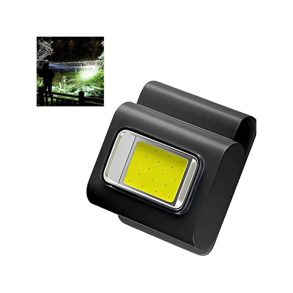 LED Portable Magnetic Headlamp – 6W Rechargeable Light for Outdoor Adventures, Perfect for Camping, Fishing, and Exploration
