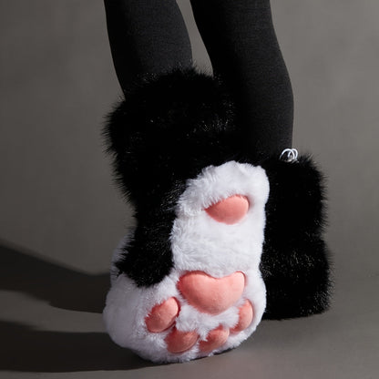 Cozy Claw Plush Slippers – Soft, Warm, and Adorably Fun Footwear for Indoor Comfort and Playful Lounging at Home