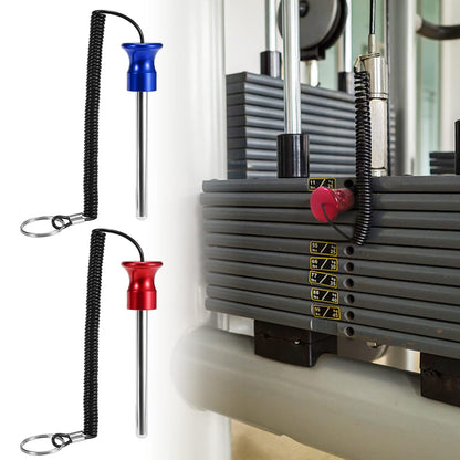 Lightweight Aluminum Alloy Loading Pin – Durable Gym Pulley Attachment and Weight Stack Holder for Cable Machines, Strength Training, and Heavy-Duty Fitness Accessories