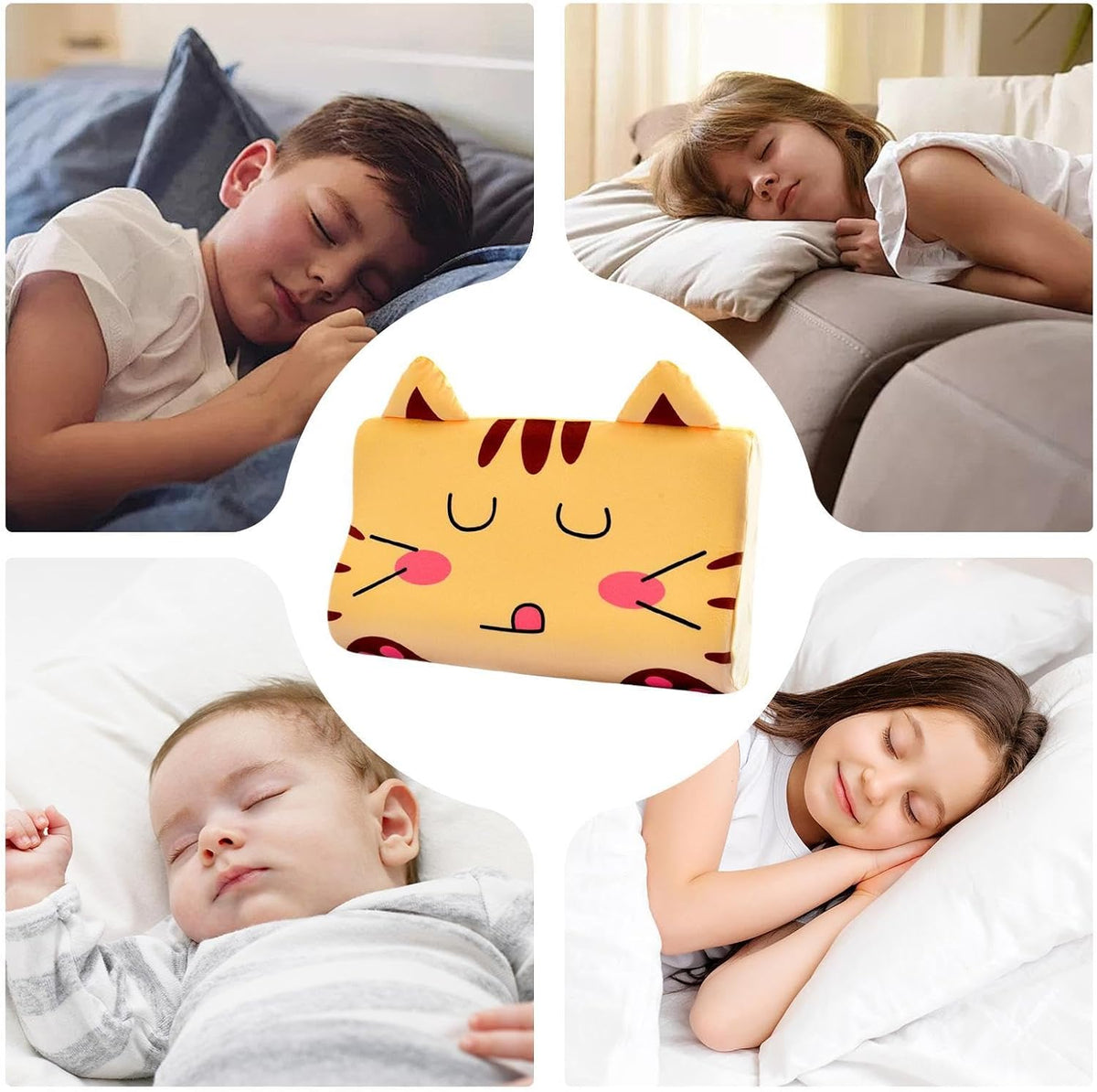 Orthopedic Pillow Support for Kids – Breathable, Skin-Friendly Sleep Cushion for Children’s Comfort and Healthier Restful Night Sleep