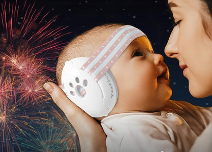 Adjustable Baby Noise-Cancelling Earmuffs – Soft, Noise-Proof Mini Headset for Kids’ Outdoor Sleep, Travel & Airplane Comfort