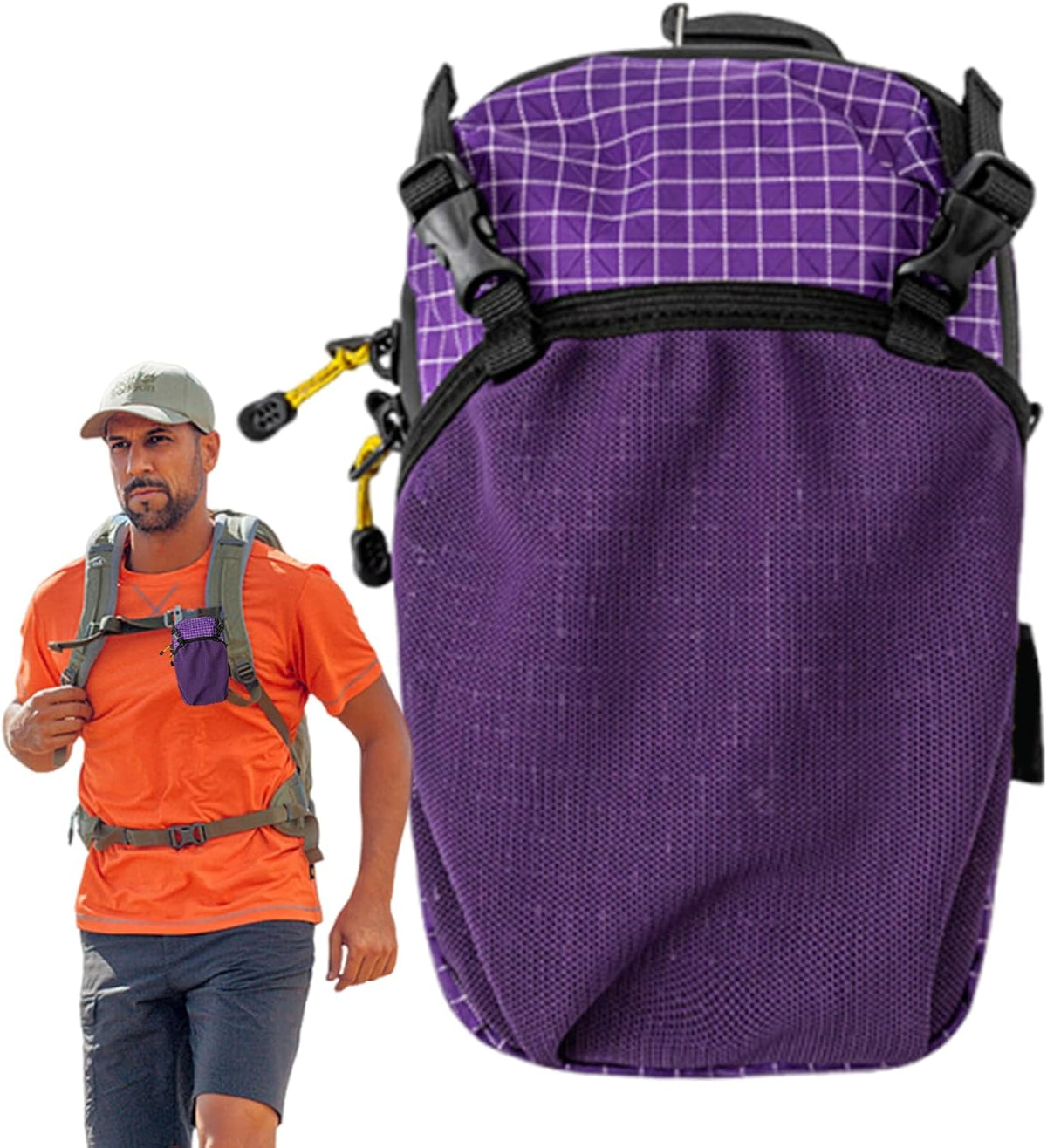 Waterproof Shoulder Phone Holder – Adjustable Strap Pouch for Gym, Travel, Cycling & Outdoor Sports