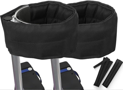 Drywall Stilt Straps – 2-Pack Adjustable Nylon Leg Bands with Padding for Comfort & Secure Fit