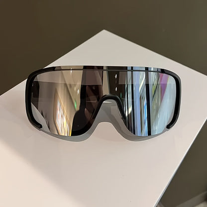 Oversized Unisex Frame Fashion Glasses –  Eyewear for Daily Outfits, Shopping, Photoshoots & Aesthetic Styling, Lightweight Decorative Frame