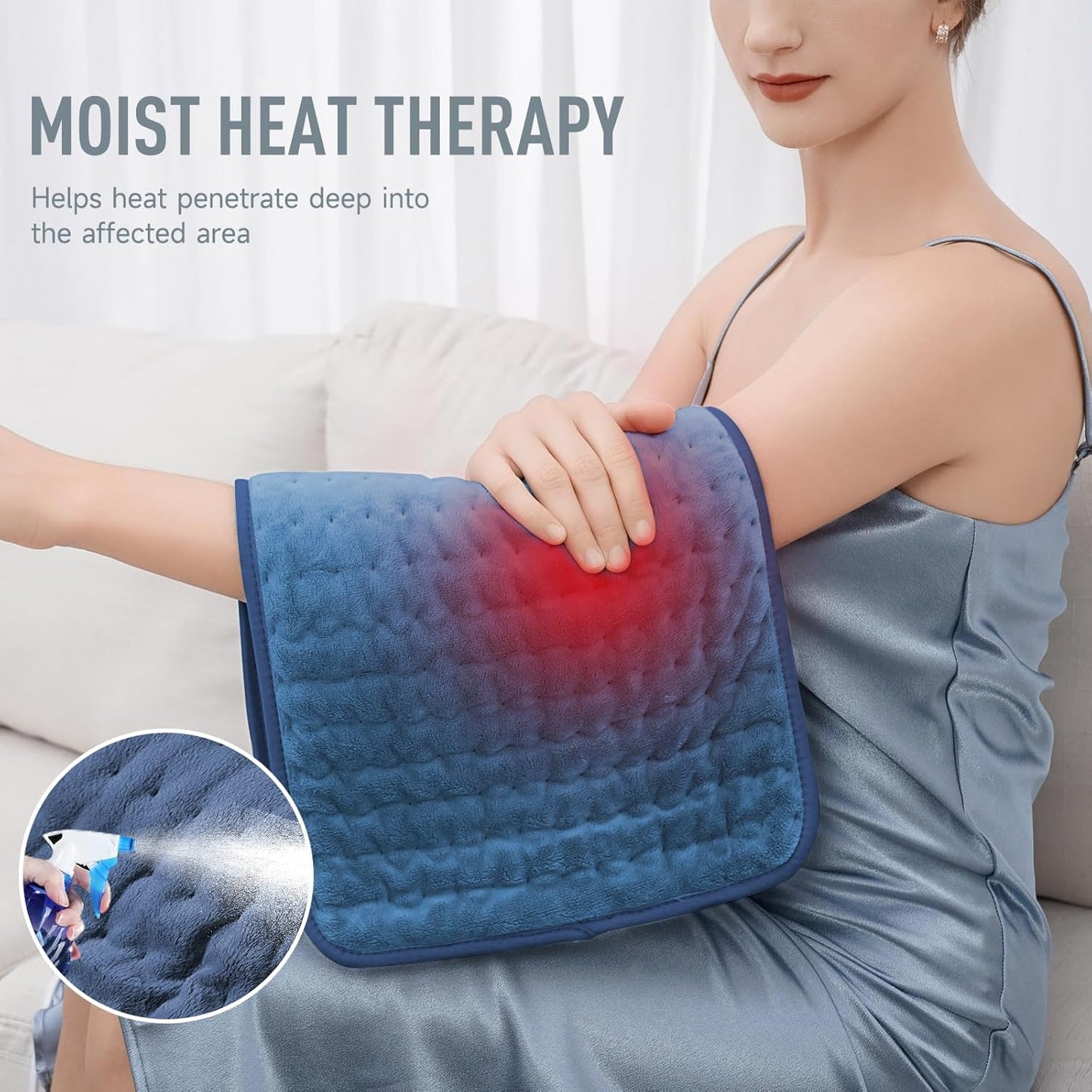 Massaging Heating Pad For Back Pain