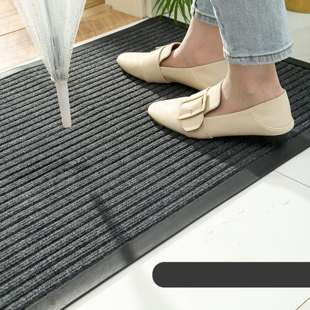 Large Non-Slip Outdoor Entryway Door Mat – Nordic Style Polyester Mat for Hotel, Porch, or Home Front Entrance Protection
