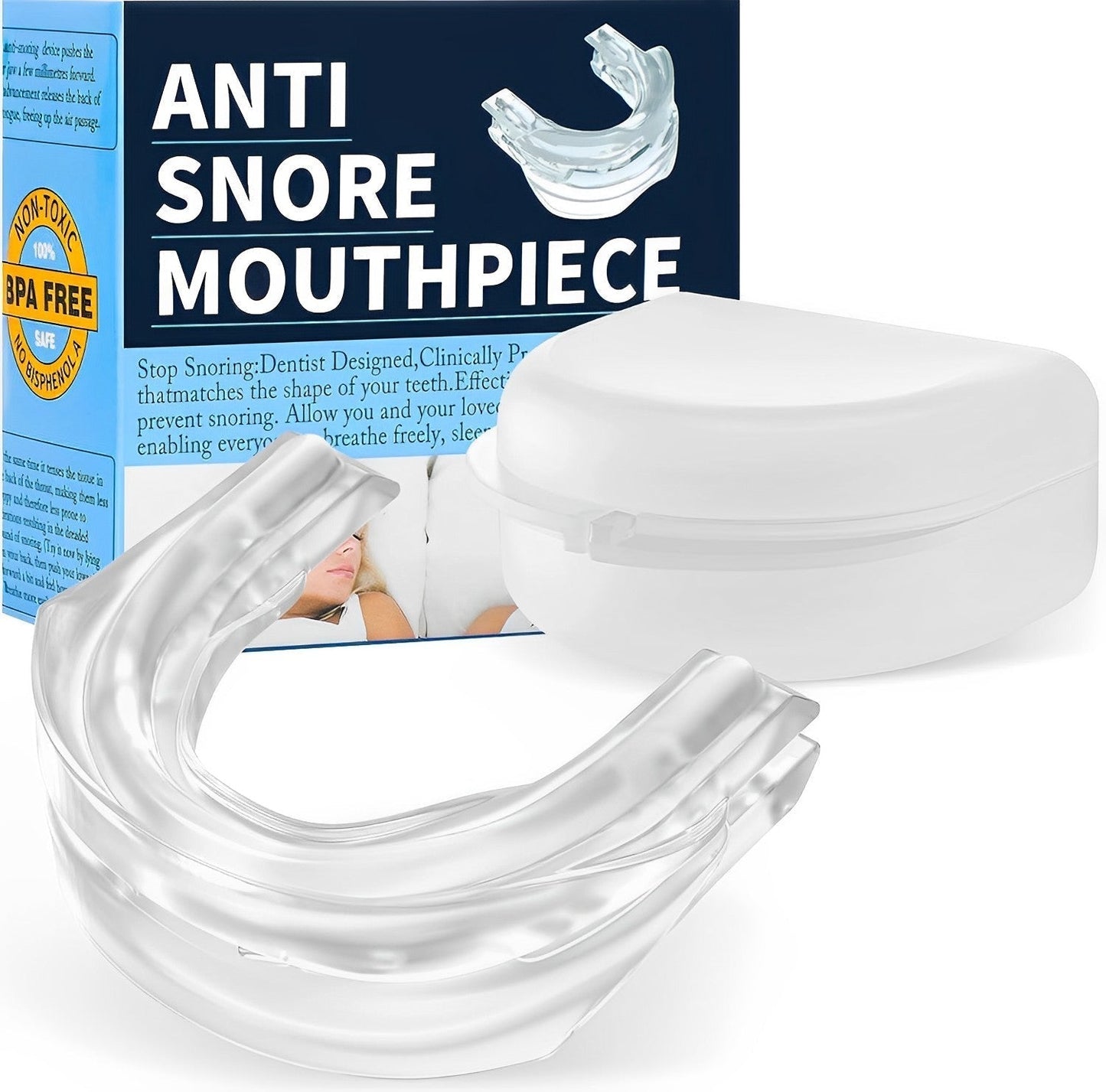 Anti Snoring Sleep Apnea Mouthpiece Guard