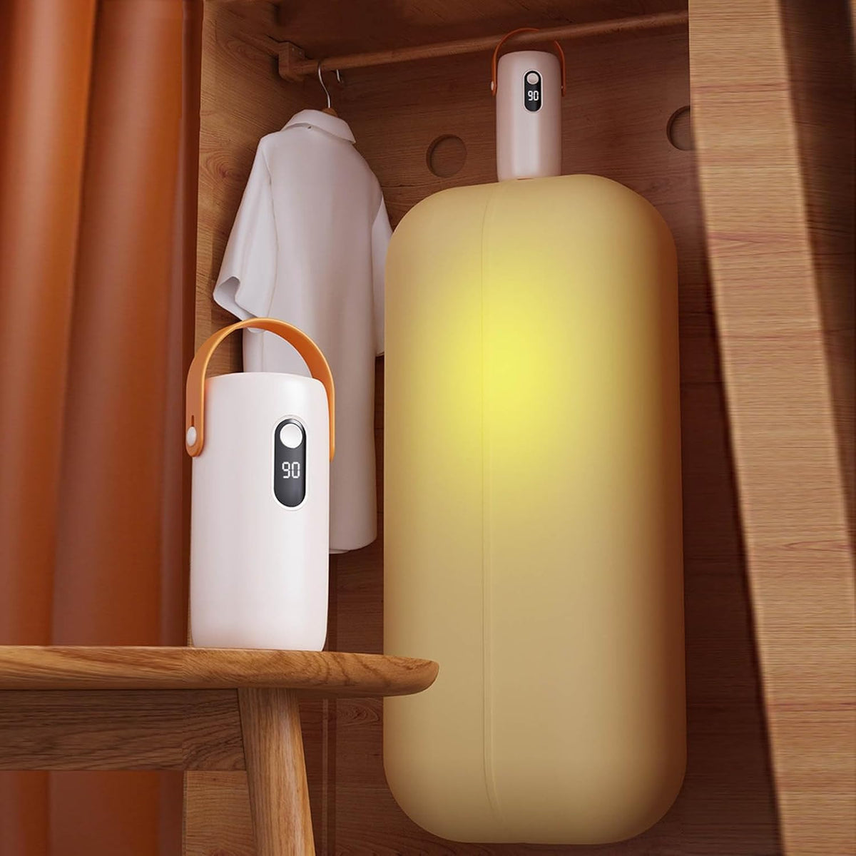Compact Foldable Clothes Dryer - Smart Quick Drying Machine for Baby Clothes, Travel, Dorms, and Small Space Convenience