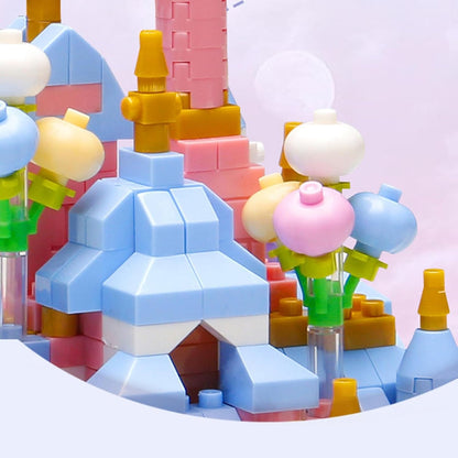 Mini Castle Building Blocks - Fairy Tale Church Micro Bricks DIY Construction Set for Girls Birthday Gifts and Christmas Creative Play