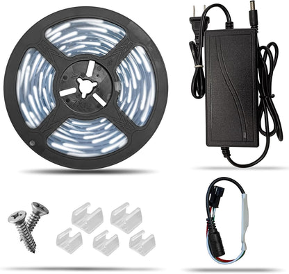 Waterproof Flow LED Strip Light – Flexible Neon Backlit Track Lighting for Outdoor Décor, Architectural Accents & Ambient Illumination