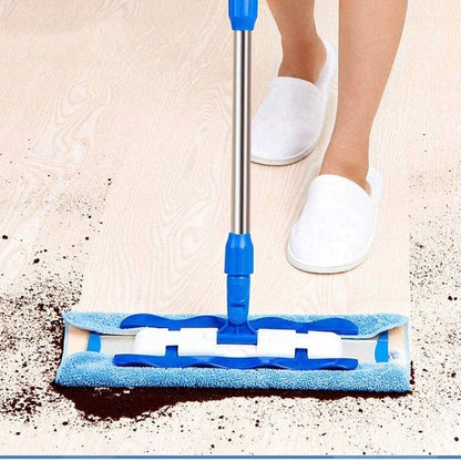Flat Mope With Reusable Washable Mop Cloths
