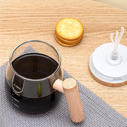 Portable Electric Self-Stirring Coffee Mug – 400ml High-Speed Glass Mixer for Juices, Protein Shakes, Milk & Home Office Drinks