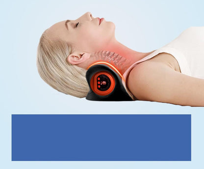 Cervical Massager Pillow – Portable Traction Therapy for Neck & Head Pain Relief with Acupoint Stimulation for Adults