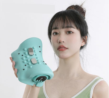 Cervical Massager Pillow – Portable Traction Therapy for Neck & Head Pain Relief with Acupoint Stimulation for Adults