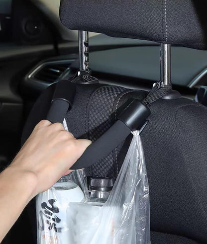 Car Seat Back Armrest & Safety Handle – Soft Headrest Hanger for Elderly & Kids