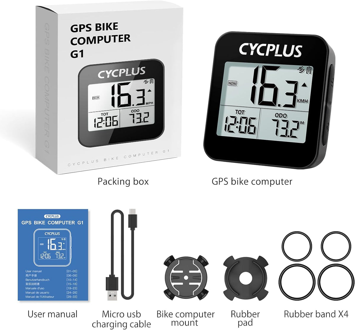 Wireless Cycling Gps Bike Computer