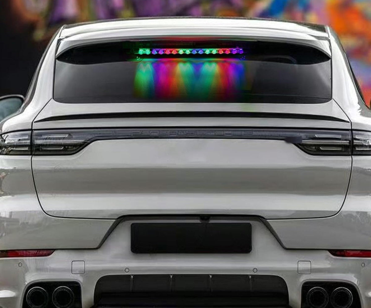 Solar-Powered Colorful Car Window Strobe Light – Wireless LED Warning Lamp for Anti-Collision Safety and Stylish Decoration