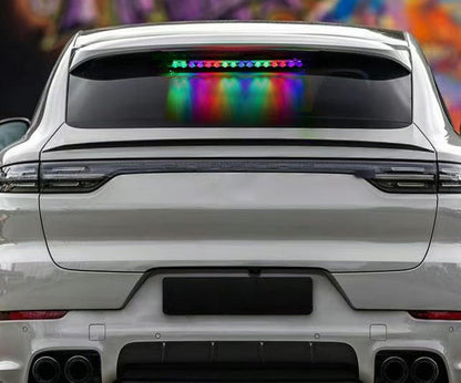 Solar-Powered Colorful Car Window Strobe Light – Wireless LED Warning Lamp for Anti-Collision Safety and Stylish Decoration