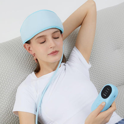 Electric Head Massager with Airbag Pressure – Full Scalp Relaxation, 360° Heat Therapy and Health Care Massage for Deep Stress Relief