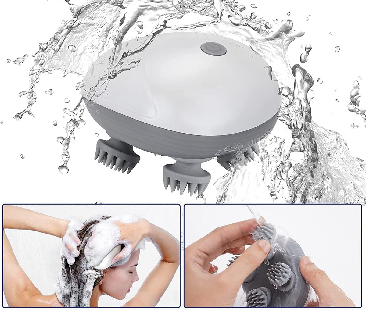 Electric Pet Head Massager – Smart Rechargeable Cat Massage Spa Tool for Relaxation & Hair Care