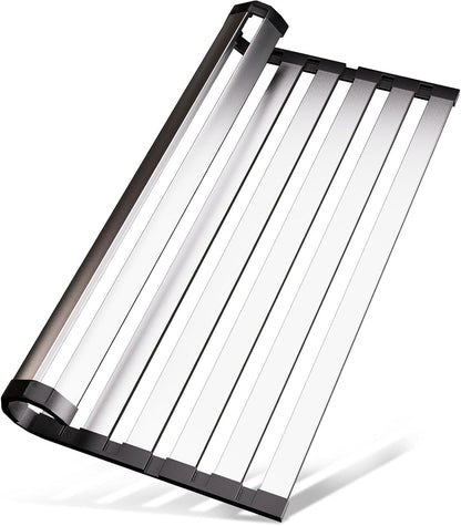 Foldable Stainless Steel Kitchen Sink Drainer – Retractable Dish Storage Rack and Multi-Purpose Bowl Basket for Everyday Kitchen Use