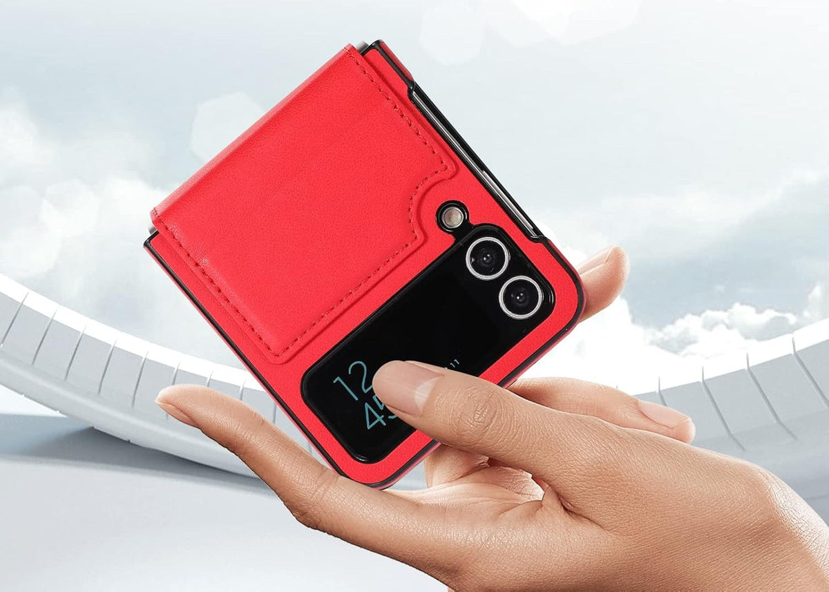 Luxury Matte PC Armor Finger Ring Grip Case for Samsung Galaxy Z Flip Series – Shockproof, Stylish, and Secure Grip Protection