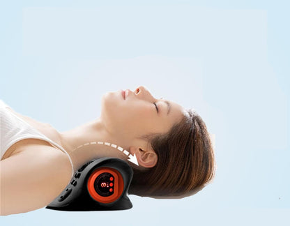 Cervical Massager Pillow – Portable Traction Therapy for Neck & Head Pain Relief with Acupoint Stimulation for Adults