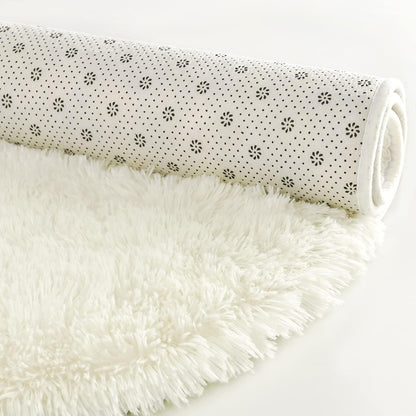 Oval Bedside Carpet Mat – Stylish Bedroom Rug for Bedside, Living Room Coffee Table Accent, and Cozy Modern Home Décor
