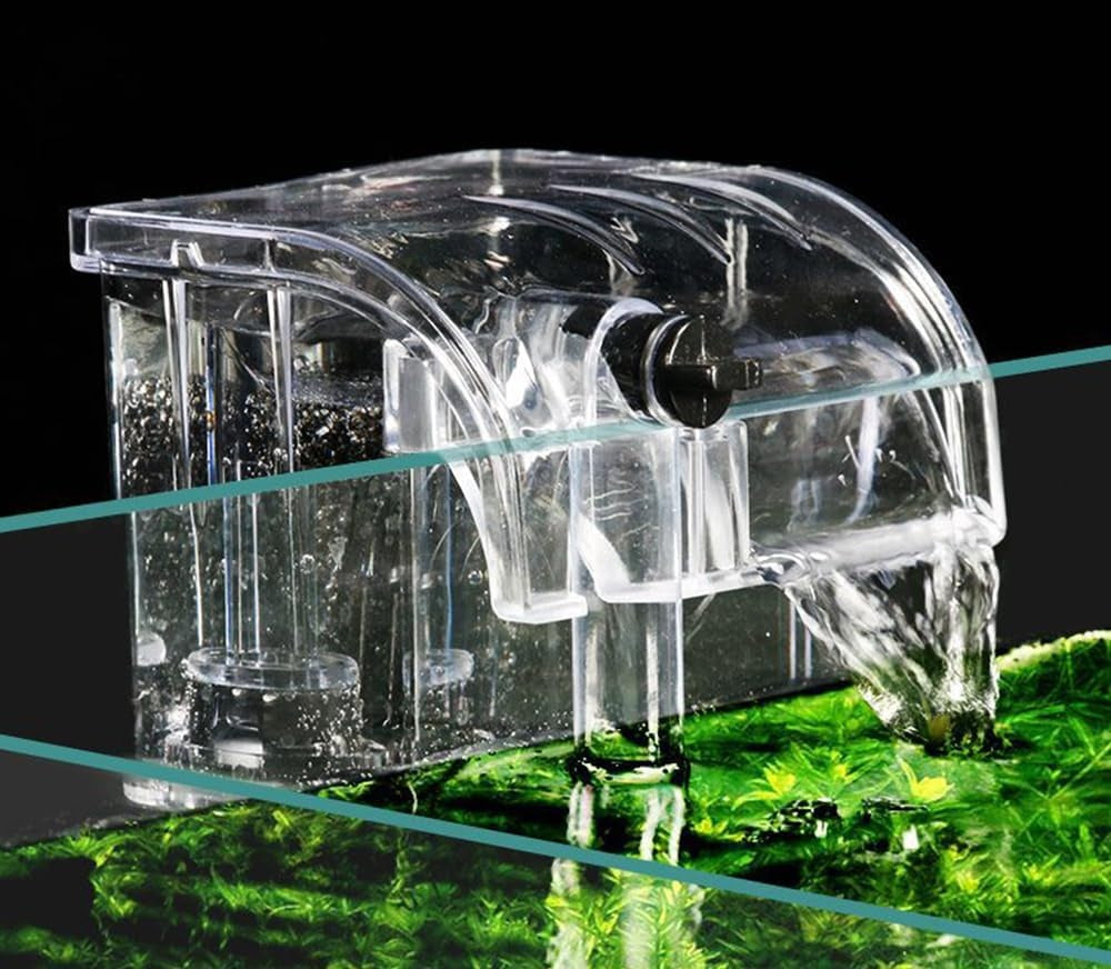 Silent Aquarium Filter - External Fish Tank Filter with Adjustable Flow for Clean, Quiet Aquatic Life Maintenance