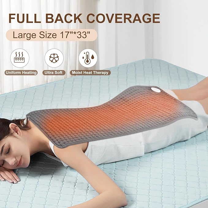 Massaging Heating Pad For Back Pain